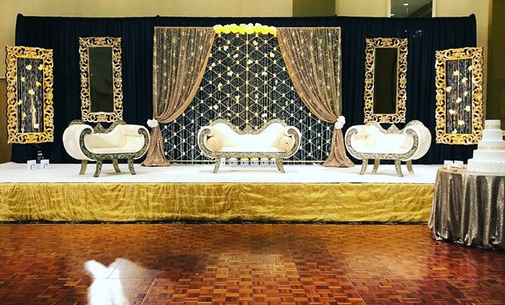 DCViBEZ Reception stage lighting. #dcvibez #djjatin #leduplighting #dcvreception #dcvibezdjs #lacentrewestlake #clevaland @ Westlake, Ohio